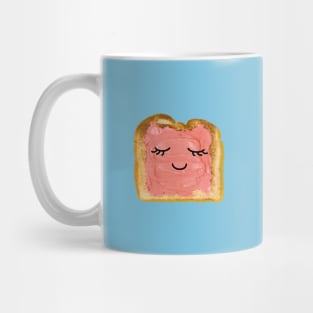 Sleepy Pink Toast Mug
